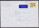 Finland Prioritaire Par Avion Label SAARIHARJU 1993 Cover To Latvia Latvija (2 Scans) - Lettres & Documents