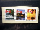 Canada - 2004 - Mi.Nr.2229,2230,2231 - Used - National Flag - Definitives - Self-adhesive - On Paper - Used Stamps