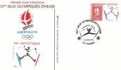 FDC  France: J.O Hiver Albertville 1992  Ski Artistique - Winter 1992: Albertville