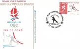 FDC  France: J.O Hiver Albertville 1992  Ski De Fond - Winter 1992: Albertville