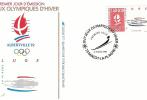 FDC  France: J.O Hiver Albertville 1992  Luge - Winter 1992: Albertville