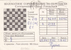 Entier Postal D'URSS Thème échecs - Ajedrez