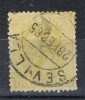 Sello 15 Cts Alfono XII, Variedad Amarillo 1882, SEVILLA Num 210 B º - Used Stamps