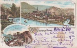 GRUSS AUSS NECKARGEMUND NECKARGEMUEND 1898 Weinrestaurant Siedt Athen - Neckargemuend