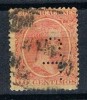 Sello 10 Cts Perforado Comercial C.L Credyt Lyonnais Pequeño, Edifil Num 218 º - Used Stamps