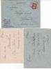 001zc: Drittes Reich 3 Belege (Absender Feldpostnummer P 58772 B) - Covers & Documents