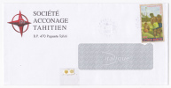 Polynésie Française / Tahiti - 1 Enveloppe Timbrée En 2006 - Covers & Documents