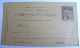 Entier Postal - Carte Pneumatique 30c Noir 014 Neuve - Neumáticos