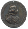 CALTANISSETTA: PLACCA UNIFACE VICERE' LUIGI GUILLERMO DE MONCADA 1638 INC. PIRIX - Royal/Of Nobility