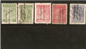 GRECE 1912 N 199/203/205/209  Avec Ou Sans Charniere - Usados