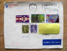Cover Sent From Canada To Lithuania,  1993, Order, Queen, Boat, Lake - Commemorativi