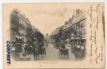 PARIS - LES GRANDS BOULEVARDS -  VU DES CARRUAJES - 1905 CPA Envoyée To  MONTEVIDEO - Transporte Público