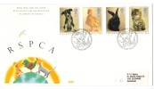 VER1585 - GRAN BRETAGNA 1990 , La Serie N. 1436/1439 Su FDC. - 1981-1990 Decimal Issues