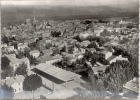 CARTE PHOTO EN AVION AU DESSUS DE MALLEMORT - PLACE DU MARCHE COUVERT - VUE AERIENNE - Mallemort