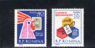 ROUMANIE 1962 ** - Unused Stamps