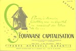 Buvard  01/1954  -  SEQUANAISE  CAPITALISATION -  Constituez Vous Un Capital En Souscrivant Des Titres - C