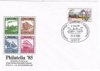 Carta AUGSBURG (Alemania) 1986. Ferrocarril. Eisenbahn - Storia Postale