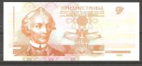 Transnistria PMR 2000,1 Ruble,A.Suvorov,XF Crisp UNC - Moldavie