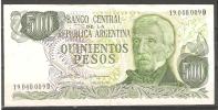 Argentina 1977-82, 500 Pesos Banknote, Army Movement VF - Argentinien