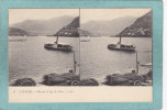 L´ITALIE.  -  Vue  Sur  Le  Lac  De  Côme.  -  BELLE CARTE STREREO  - - Stereoscope Cards