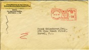 1959 Canada Early Metered Local Cover - Brieven En Documenten