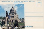 1960 Canada Famous St, Joseph Oratory Lettercard With 14 Different Views, Mint - Storia Postale