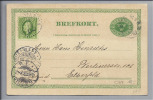 Heimat SWE Husovarna 1903-12-13 Ganzsache Nach Elberfeld DE - Covers & Documents