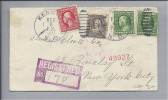 USA 1911-02-06 Kermit R-Brief Nach New York Swiss Block - Covers & Documents
