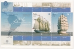 SHIPS - ARGENTINA - 2010 SOUVENIR SHEET Boat Fragata LIBERTAD And CHILE Bergantin ESMERALDA - MNH - Blocks & Kleinbögen