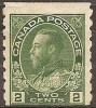 CANADA - 1922 King George V Coil, Perf 8. Scott 128. Mint Hinged * - Coil Stamps