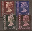 HONG KONG - 1973 QE II High Values. Watermark 314. Scott 285-88. Used - Used Stamps