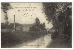 Carte Postale Ancienne Doullens - Filature De Rouval - Industrie Textile, Usines - Doullens