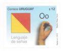 Uruguay 2012 ** Lenguaje De Señas" Letra O O. Salud Discapacitados, Lenguaje De Sordos. - Handicap