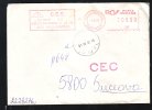 ECONOMIES HOUSE, CEC, 1997, METER MARK ON COVER, ROMANIA - Machines à Affranchir (EMA)