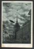 USSR  RUSSIA , ST. PETERSBURG  LENINGRAD , WW II 1943MILITARY  BALLOONS IN LENINGRAD SKY ,  OLD POSTCARD 1953 - Globos