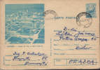 Romania-Postal Stationary Postcard 1974-Savinesti-Factory & Synthetic Yarns.-used - Chimie