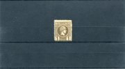 1891-96 Greece- "Small Hermes" 3rd Period (Athenian)- 1 Lepton Brown MH, Perforated 11 1/2 - Unused Stamps