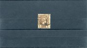 1891-96 Greece- "Small Hermes" 3rd Period- 1l. Chocolate UsH, Perforation 11 1/2, W/"ATHINAI" VI Pmk (half Year Missing) - Used Stamps