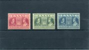 1939-Greece- "Queens" Charity Issue- Complete Set MNH/MH (toned) - Liefdadigheid