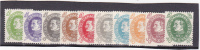 DANEMARK SERIE COMPLETE DE CHRISTIAN  X ANNEE 1930 - Unused Stamps