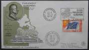 EUROPA - CEPT - CONSEIL DE L EUROPE - EUROPARAT - SCHUMAN / 1970 ENVELOPPE COMMEMORATIVE ILLUSTREE (ref EUR182) - Lettres & Documents