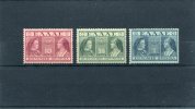 1939-Greece- "Queens" Charity Issue- Deep Violet-green-blue Complete Set MH - Charity Issues