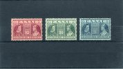 1939-Greece- "Queens" Charity Issue- Deep Violet-green-blue Complete Set MH - Charity Issues