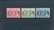 1939-Greece- "Queens" Charity Issue- Deep Violet-green-blue Complete Set MH - Liefdadigheid