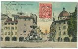 CARTOLINA - FILATELIA - RARITA'  - TRENTO - 1K SU CARTOLINA - GARANTITO ORIGINALE - VIAGGIATA NEL 1918 VS TORINO - Trentin