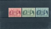 1939-Greece- "Queens" Charity- Cherry-violet, Blue-green, Indigo Blue Complete Set MH - Charity Issues