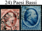 Paesi-Bassi-0024 - Valori Del 1852 E 1864 (o) Used. - Oblitérés