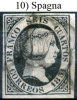 Spagna-010 (1851 - Yvert & Tellier N.6) - Used Stamps