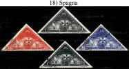 Spagna-018 (1930 - Yvert & Tellier N.450,452,454) - Usados