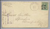 Heimat USA Indiana 1899-07-17 Brief 2Cent Nach Springboro - Brieven En Documenten